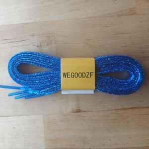 ✨ Blue Glitter Shoelaces